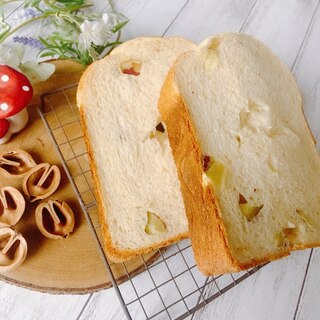 さつまいもゴロゴロ♔食パン